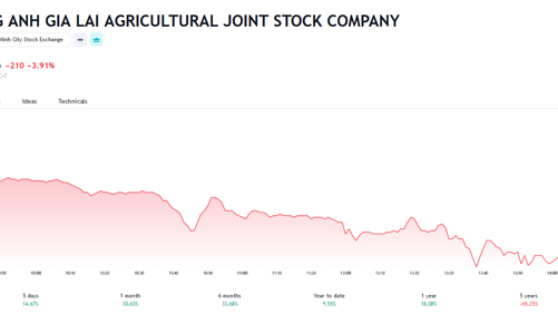 Giá tăng hơn 30% trong 1 tháng qua, HAGL muốn bán hơn 13 triệu cổ phiếu HNG để trả nợ BIDV