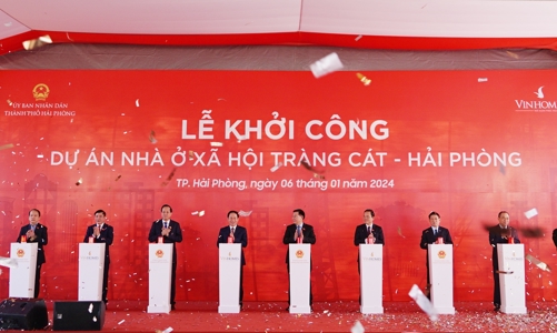 Vinhomes khởi công dự án Nhà ở xã hội đầu tiên tại Hải Phòng