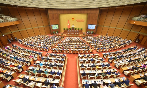 Ngày 15/1, Quốc hội khai mạc kỳ họp bất thường lần 5 xem xét thông qua Luật Đất đai (sửa đổi) và Luật các tổ chức tín dụng (sửa đổi)