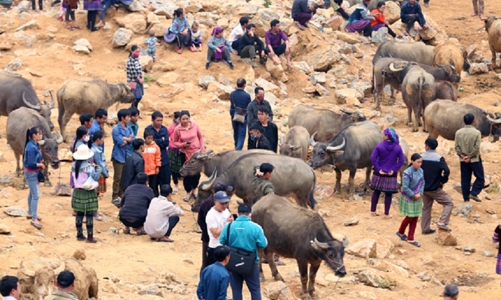 Chợ vùng biên thúc đẩy kinh tế hộ người dân tộc thiểu số