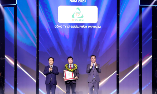 TV.PHARM tiếp tục được vinh danh “Top 10 Công ty Dược Việt Nam uy tín 2023”