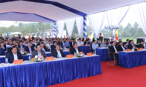 Thanh Hóa khởi công tuyến đường 1.345 tỷ nối cao tốc Bắc Nam đi Cảng Nghi Sơn