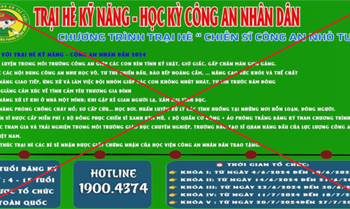 Cảnh báo thủ đoạn giả mạo tổ chức trại hè để lừa đảo