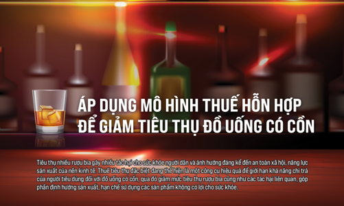 Áp dụng mô hình thuế hỗn hợp để giảm tiêu thụ đồ uống có cồn