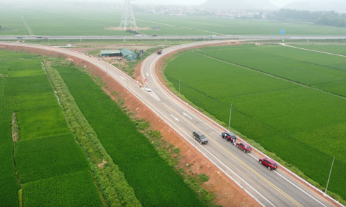 Thông xe tại 2 nút giao trên cao tốc Mai Sơn - Quốc lộ 45