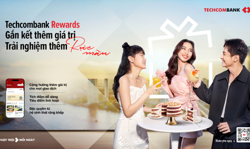 Techcombank Rewards: Cộng giá trị, thêm gắn kết, tặng đặc quyền “vượt trội hơn mỗi ngày” 