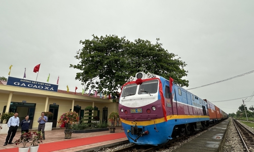 Đưa cửa khẩu đường sắt vào sâu nội địa, khai trương chuyến tàu chở hàng liên vận quốc tế từ Hải Dương