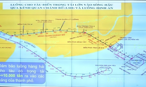 Dự án luồng Định An chưa chọn nhà thầu thi công