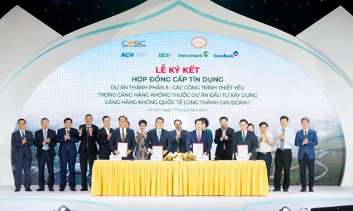 Vietcombank và ACV ký kết hợp đồng cấp tín dụng trị giá 1,8 tỷ USD cho dự án Cảng hàng không quốc tế Long Thành 