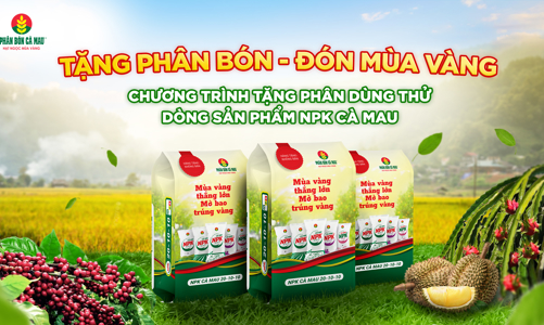 Phân bón Cà Mau đồng hành cùng nông dân Việt Nam: Tặng phân bón, đón mùa vàng