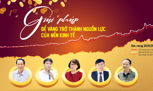 Giải pháp để vàng trở thành nguồn lực của nền kinh tế