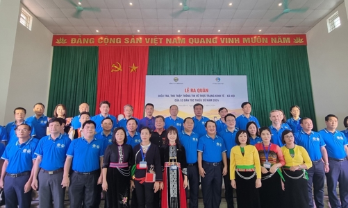 Ra quân điều tra, thu thập thông tin về thực trạng kinh tế - xã hội của 53 dân tộc thiểu số năm 2024