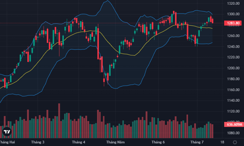 Dòng tiền bất ngờ chững lại, blue-chips lao dốc, VIC, VHM bất lực nhìn VN-Index đỏ
