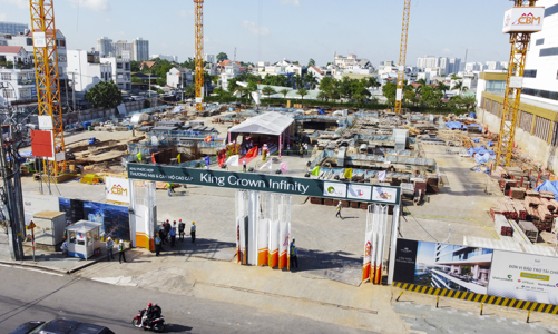 Tiến độ dự án King Crown Infinity khẳng định cam kết của chủ đầu tư