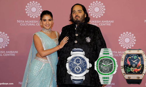 Những chiếc đồng hồ đình đám xuất hiện trong siêu đám cưới tỷ phú Ấn Độ