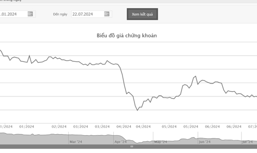 Thị giá dưới 5.000 đồng, VNE vẫn muốn bán hết cổ phiếu quỹ
