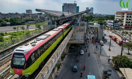 Đoạn trên cao metro Nhổn - ga Hà Nội nước rút về đích ngay trong tháng 7