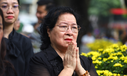 [Phóng sự ảnh]: Người dân thủ đô xúc động tiễn biệt Tổng Bí thư Nguyễn Phú Trọng