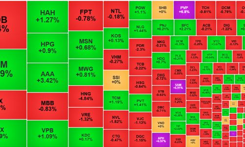 Thị trường điều chỉnh nhẹ, cổ phiếu blue-chips vẫn giữ nhịp