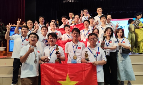 Đoàn Việt Nam thắng lớn trong cuộc thi Toán quốc tế InIMC
