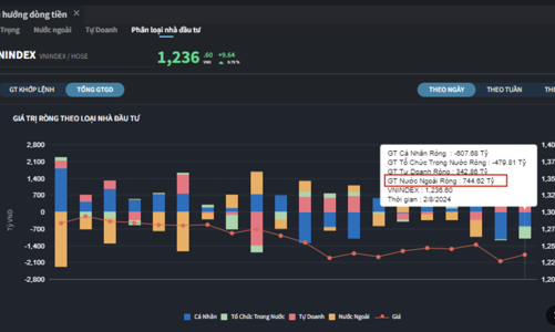 Khối ngoại bắt đáy, gom nhiều VNM và MSN, nhà đầu tư cá nhân vẫn bán ròng