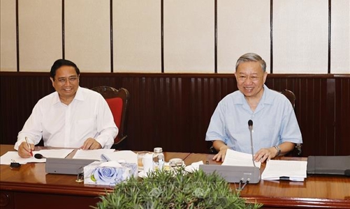 Tổng Bí thư, Chủ tịch nước Tô Lâm chủ trì phiên họp Lãnh đạo chủ chốt đầu tiên