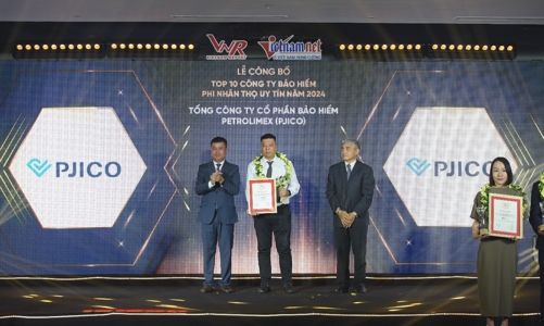 PJICO lọt vào Top 10 Công ty bảo hiểm phi nhân thọ uy tín 2024