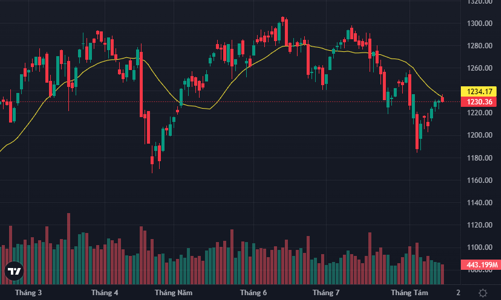 Cổ phiếu chứng khoán lao dốc, thanh khoản xuống đáy 3 tuần