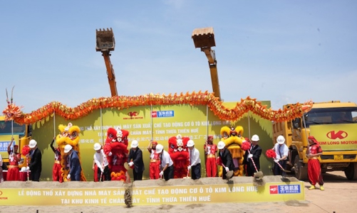 Thừa Thiên Huế khởi công Nhà máy lắp ráp động cơ ô tô có tổng mức đầu tư 260 triệu USD