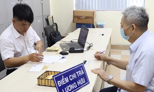 Tạm dừng chi trả lương hưu tháng 9 tại các tỉnh bị ảnh hưởng bão số 3