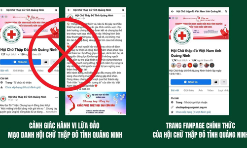 Cảnh báo tình trạng Fanpage mạo danh lừa đảo kêu gọi quyên góp ủng hộ người dân vùng bão