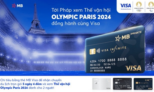 Trải nghiệm hành trình “Olympic Paris 2024” của chủ thẻ MB Visa
