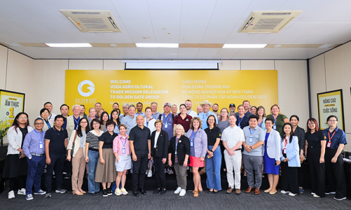 Phái đoàn Thương mại Bộ Nông nghiệp Hoa Kỳ đến thăm Trụ sở Tập đoàn Golden Gate