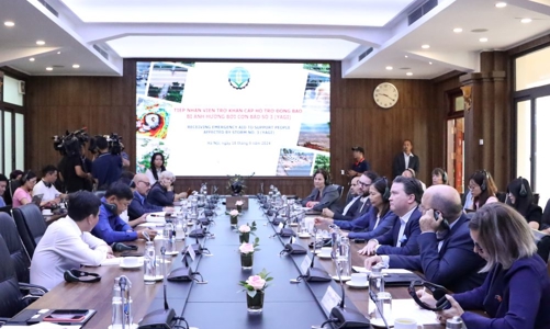 Quốc tế hỗ trợ hơn 13 triệu USD cho người dân Việt Nam khắc phục hậu quả bão số 3