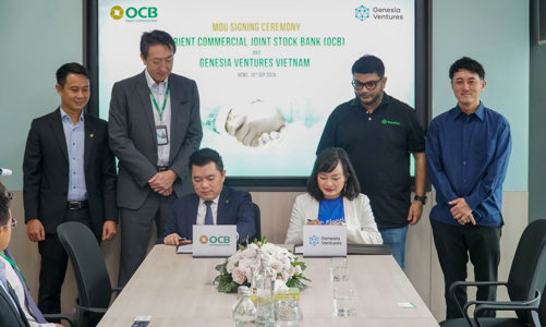 OCB và Quỹ đầu tư Genesia Ventures Việt Nam ký kết hợp tác chiến lược