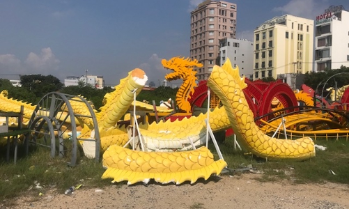 [Phóng sự ảnh]: Công viên rồng ở Đà Nẵng bao giờ thi công?