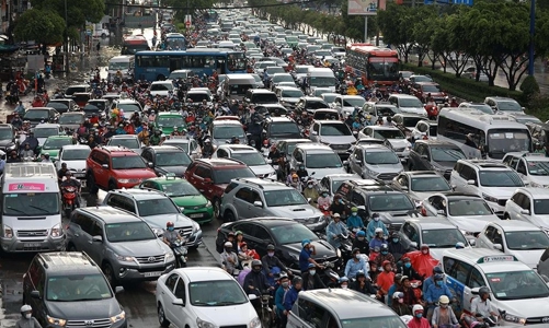 TP.HCM đề xuất thu phí ô tô vào trung tâm sau khi các tuyến metro đi vào hoạt động