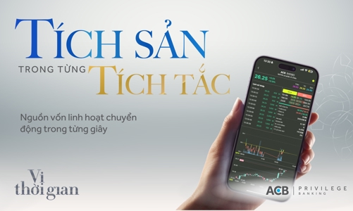 Tích sản trong từng giây với giải pháp đầu tư và nguồn vốn linh hoạt từ ACB