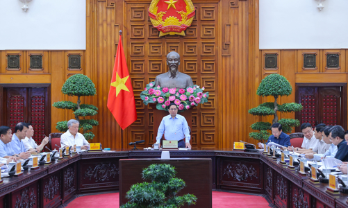 Thủ tướng Chỉnh phủ chủ trì cuộc họp về đự án đường sắt tốc độ cao trục Bắc-Nam