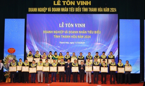 Thanh Hoá tôn vinh 88 doanh nghiệp, doanh nhân tiêu biểu 