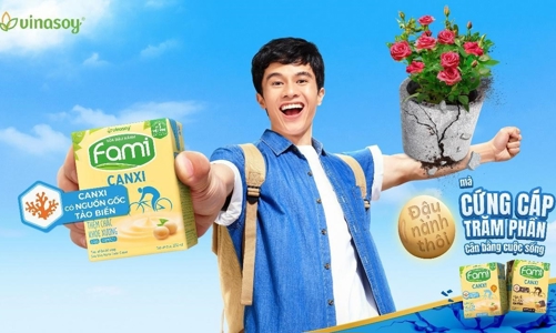 Sữa đậu nành bổ sung canxi từ tảo biển: bước cải tiến từ Fami Canxi