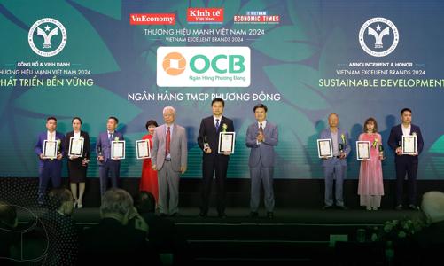 Tiên phong chuyển đổi số cùng phát triển bền vững, OCB tiếp tục trở thành Thương hiệu mạnh Việt Nam 2024