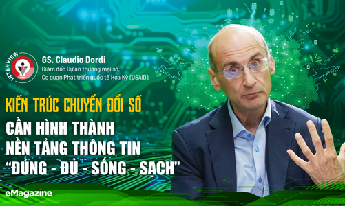 Kiến trúc chuyển đổi số: Cần hình thành nền tảng thông tin “Đúng - Đủ - Sống - Sạch”