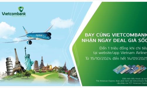 Vietcombank ra mắt chương trình khuyến mãi hấp dẫn dành cho chủ thẻ American Express
