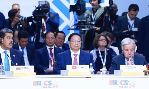 Thủ tướng đề xuất 5 kết nối chiến lược tại Hội nghị các Nhà lãnh đạo BRICS mở rộng năm 2024