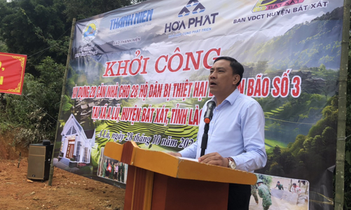 Tập đoàn Hoà Phát tài trợ 10 tỷ đồng cho bà con Lào Cai tái thiết sau bão số 3