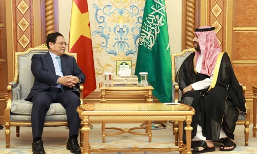 Thủ tướng đề nghị Saudi Arabia xem xét xây dựng trung tâm trung chuyển, dự trữ dầu thô và sản phẩm lọc hóa dầu tại Việt Nam