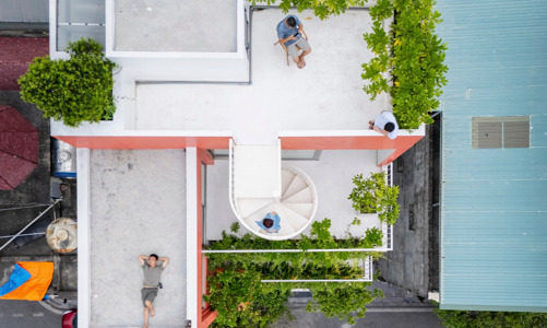 Sự kết hợp giữa kiến ​​trúc hiện đại và thiên nhiên