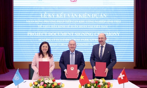 Thụy Sỹ hỗ trợ Việt Nam phát triển khu công nghiệp sinh thái