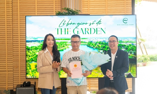 Những cư dân đầu tiên Eco Central Park được nhận sổ đỏ